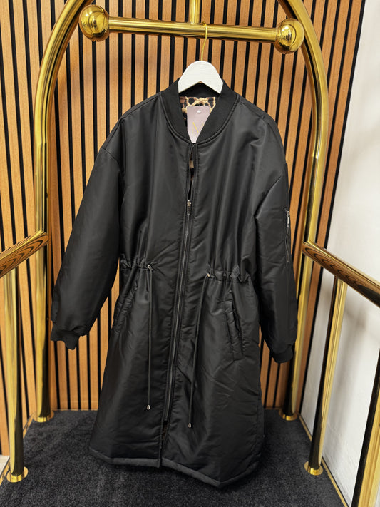 Wendejacke mit Leoprint